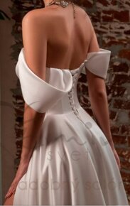 Krásne svadobné šaty Clara - veľkosť 38 - 2