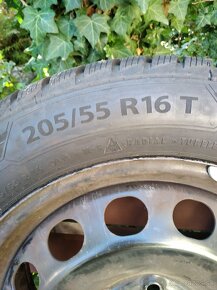 Pneumatiky zimné 205/55 R16 na diskoch - 2