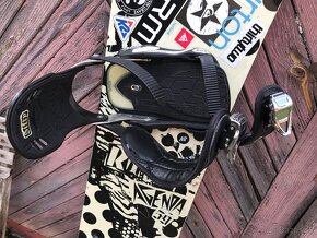 Snowboard Ride Agenda 159cm, Viazanie Drake 5ifty - 2