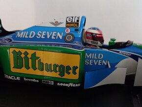 F1 BENETTON FORD B194 VÍTĚZ AUSTRÁLIE 1994 SCHUMACHER 1:18 - 2