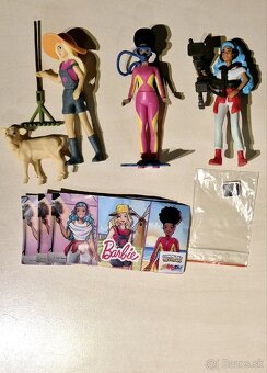 kinder figurky - Barbie, Mimoni, a rôzne - 2