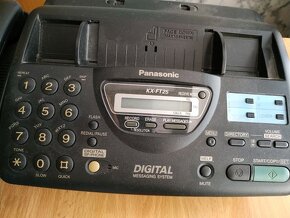 Predám telefón/fax Panasonic KX-FT25CE - 2