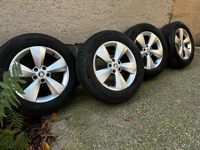 R17 Zimná sada Škoda rozteč 5x112 215/65 R17 Continental - 2