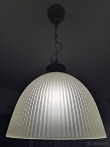 Stropná lampa so skleneným tienidlom - 2