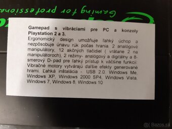 Predám ovládač na PS2 a PS3 - 2