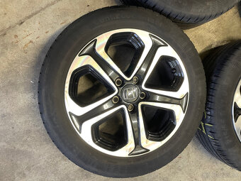 Alu kolesa Honda HRV (5x114,3) 215/55 R17 Continental(letne) - 2