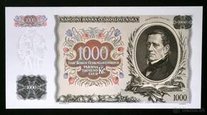 1000 Kč 1934 séria K , neperforovaná UNC - 2