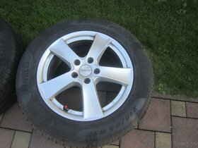 17" AL disky Dezent na Tiguan, Karoq, Kodiaq so zimnymi pneu - 2