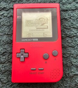 Gameboy Pocket - Red + hra - 2