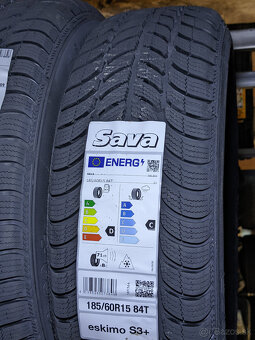 185/60 R15 Sava Zimné nové pneumatiky - 2