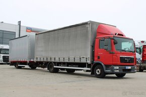 MAN TGL 12.180 4X2 BL, EURO 5, + PŘÍVĚS G.T.S. PJL 95 - 2