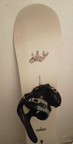 161 cm snowboard BURTON, viazanie BURTON, channels - 2