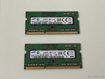 Samsung 2 x 4GB DDR3L SODIMM 1600 Mhz - 2