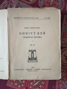 Karel Weinfurter- Ohnivý keř 1.,2.,3.diel-Mystika/Okultizmus - 2