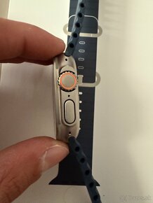 Apple watch ultra 2 titanium blue oceán band - 2