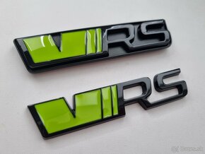 SKODA VRS LOGO RS NAPIS ZNAK RS - 2