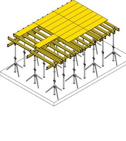 Prenájom stropného debnenia DOKA 80 m² - 2