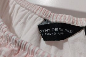 Dorothy Perkins damsky bielo ruzovy top, ako novy - 2