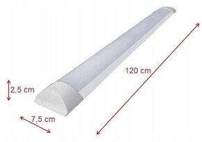 Predám led stropné svietidlo 120CM 120W 6500k studená biela - 2