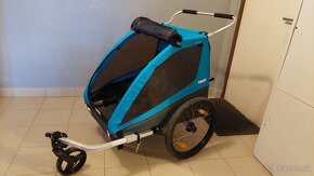 Cyklovozik pre 2 deti Thule Coaster XT Blue - 2