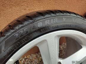 Predám kolesá Audi S line +letné pneumatiky 5x112 r18 - 2