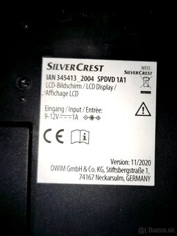 Silver Crest LCD Display - 2