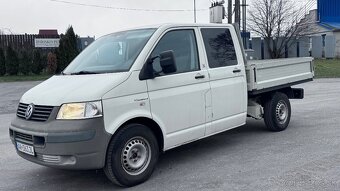 Volkswagen Transportér T5 DoKa  6 miestny valník - 2