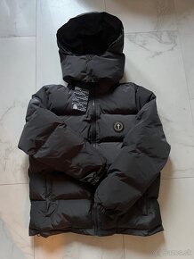 Trapstar Irongate Detachable Hooded PUFFER-Jacket Stone L/XL - 2