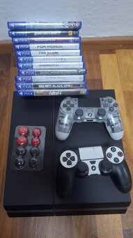 PS4 1TB, 11 hier a 2x ovládač - 2