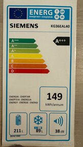 Chladnička s mrazničkou Siemens - 2