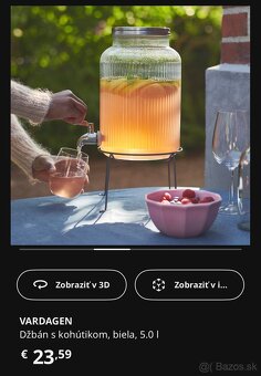 Džbán Vardagen s kohútikom a so stojanom 5l - 2