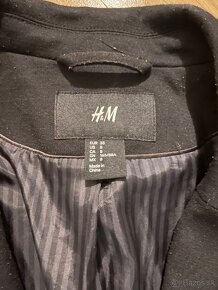 Cierne elegatne sako H&M - 2