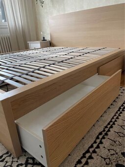 Postel MALM 160x200 IKEA+LONSET ROSTY - 2