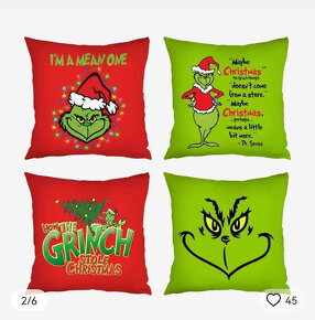 Grinch obliečky 45x 45cm - 2