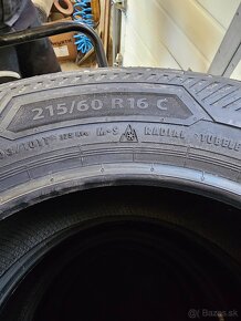 Predám nove pneumatiky Barum snovanis 3 215/60r16 c 103/101t - 2