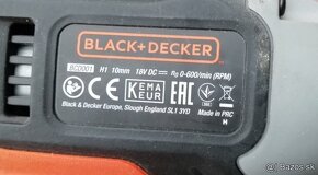 Black+Decker aku kosačku +šrobovačka - 2