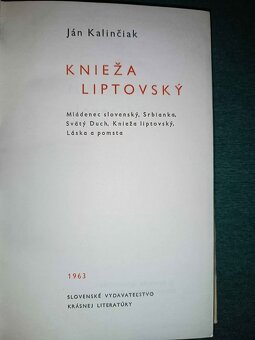 Ján Kalinčiak - Knieža Liptovský (1963) - 2