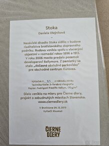 Čierne diery grafika Stoka - 2