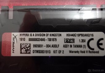 32GB - 2x 16GB KIT DDR4 Kingston HyperX PREDATOR 4000MHz RGB - 2