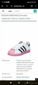 ADIDAS ORIGINALS Sneaker 'Superstar' čierna / ružová / biela - 2