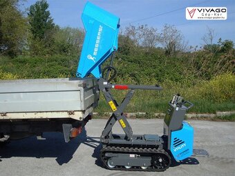 Pásový dumper MESSERSI TC85d - výškové vyklápanie - 2