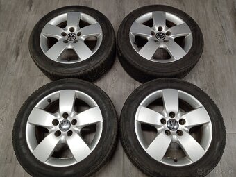 Predam zimne ALU 5x112 R16 7J ET45 ORIGINAL AUDI VOLKSWAGEN - 2