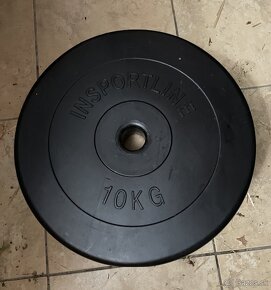 Plastové/cementové závažia INSPORTLINE CEM    2 x 10 kg - 2