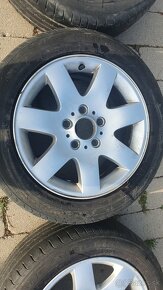 Original BMW disky 16" + letne pneu - 2