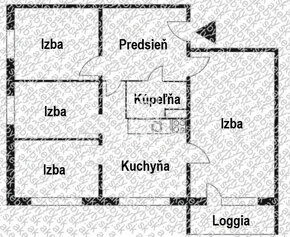 4 izbový byt Košice -  Sever , ul. Watsonova - 2