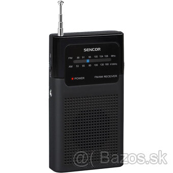 tranzistrové rádio Sencor SRD1100B čierne - 2