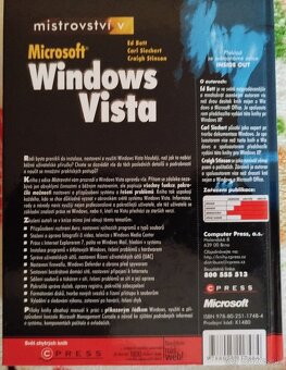 Predám knihu MISTROVSTVÍ WINDOWS VISTA - 2