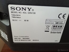 Sony Bravia Model NO KDL-32R415B - 2