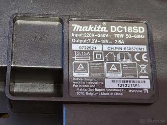 Nabíjačka Makita DC18SD Originál - 2