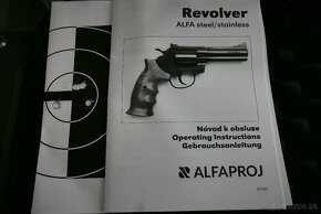 Revolver Alfa Steel 357 Magnum 4" hlaveň - 2